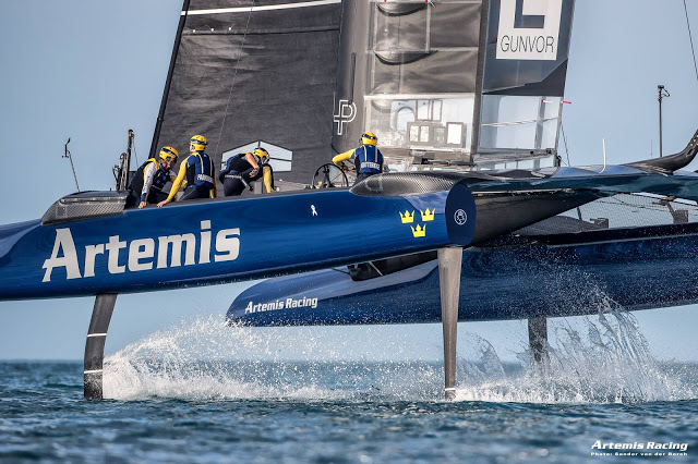 Artemis Racing: Challenger 34th America's Cup - Graphis